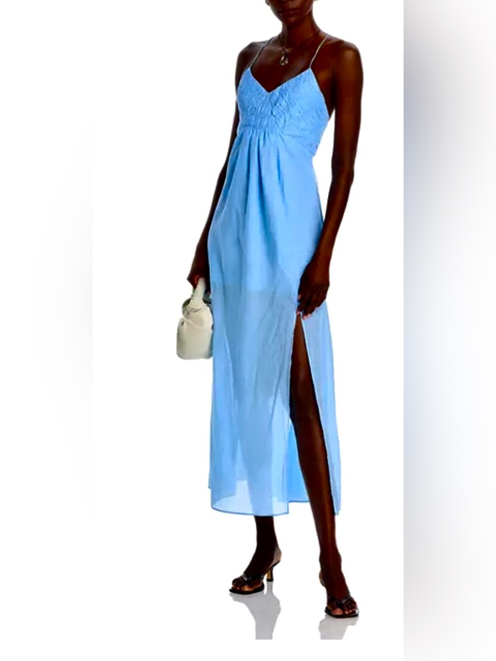 Steve Madden aurora blue Brianna maxi dress